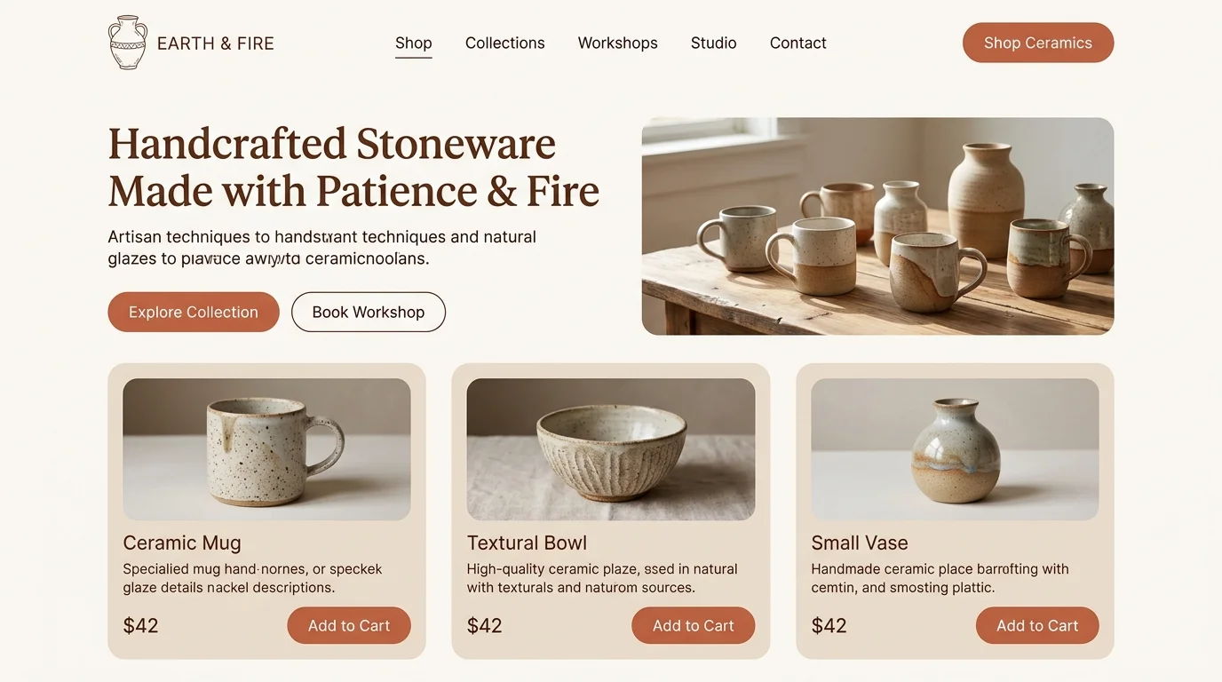Earth & Fire Handmade Ceramics